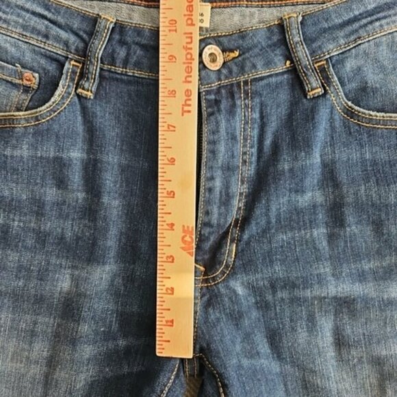 Weatherproof Jeans Men's W36xL30 Vintage Slim Straight Dark Blue Distressed - Picture 16 of 16